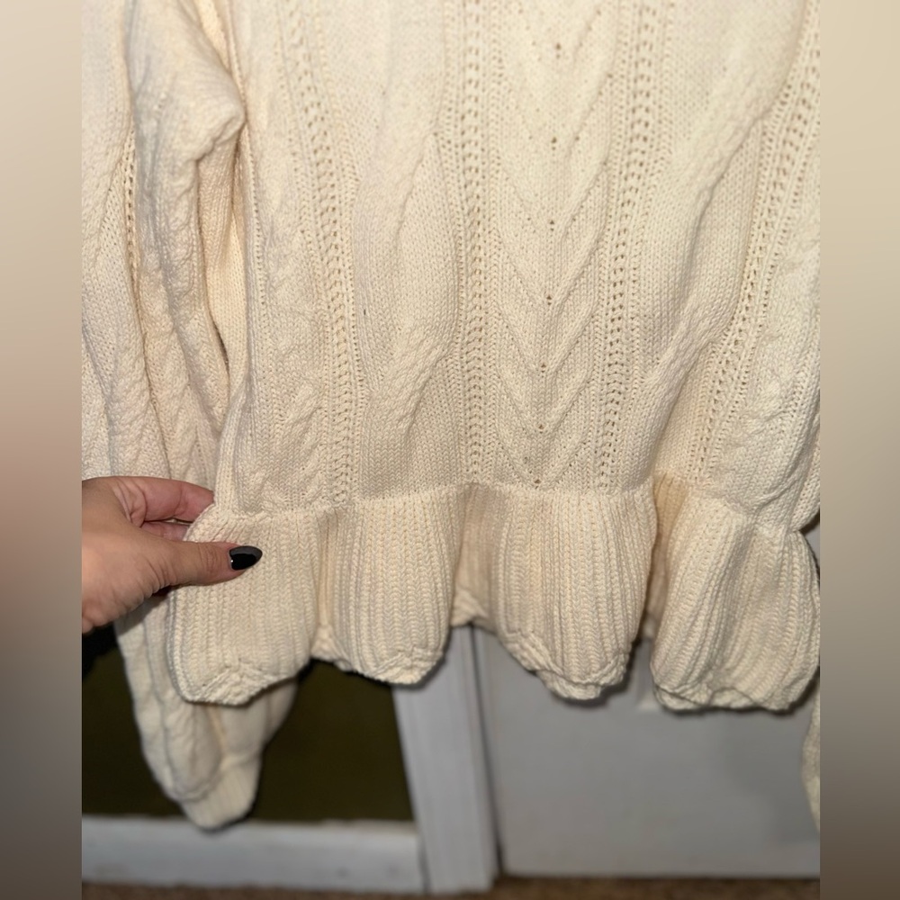 Draper James Cream Knit Sweater - Picture 3 of 7